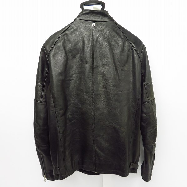 実際に弊社で買取させて頂いたdrestrip/ドレストリップ カウレザー ノーカラー ライダースジャケット 1の画像 1枚目
