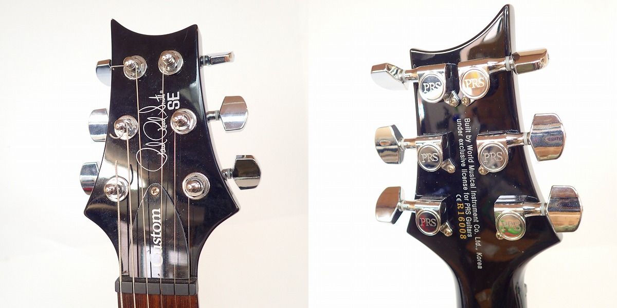 実際に弊社で買取させて頂いた★Paul Reed Smith/ポールリードスミス SE custom 24 エレキギター ソフトケース付きの画像 3枚目