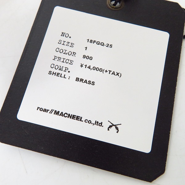 実際に弊社で買取させて頂いたroarguns/ロアーガンズ NO WAR NO KILLS NO GUNS BANGLE バングル ゴールド 18FGQ-25の画像 7枚目