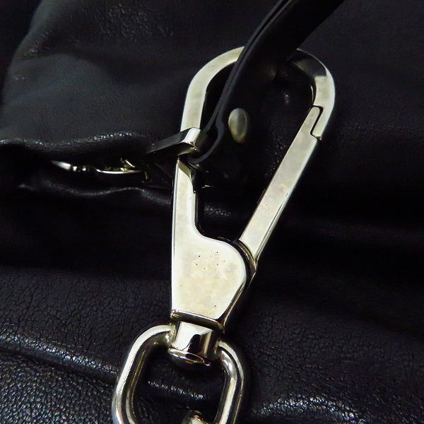 実際に弊社で買取させて頂いたJIMMY CHOO/ジミーチュウ ブラック メッセンジャー/ショルダーバッグ の画像 5枚目