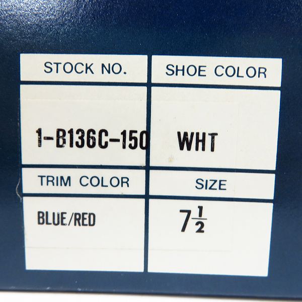 実際に弊社で買取させて頂いた【観賞用】FILA/フィラ GRANT HILL/グラントヒル バッシュ スニーカー 1-B136C-150/US7.5の画像 9枚目