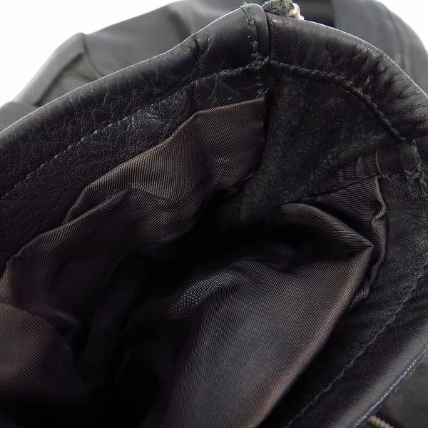 実際に弊社で買取させて頂いたACANTHUS/アカンサス カウレザーダブルライダース/L1411/Mの画像 6枚目