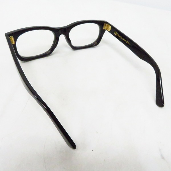 実際に弊社で買取させて頂いたOG×OLIVER GOLDSMITH/オージーバイオリバーゴールドスミス  VICECONSUL メガネフレーム/アイウェア ブラックの画像 1枚目