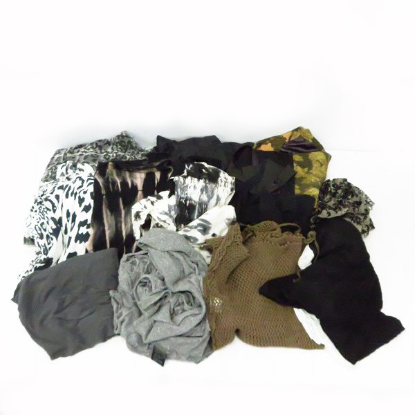 実際に弊社で買取させて頂いた【おまとめ/10点↑】L.G.B./IF SIX WAS NAINE他 ベスト/ダメージ加工 ノースリーブカットソー/ポンチョ 等 size：0