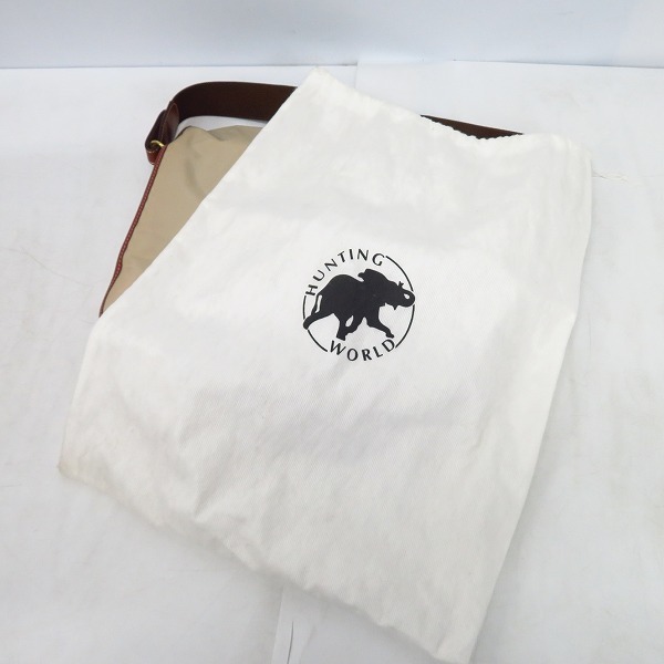 実際に弊社で買取させて頂いたHUNTING WORLD/ハンティングワールド ショルダーバッグの画像 9枚目