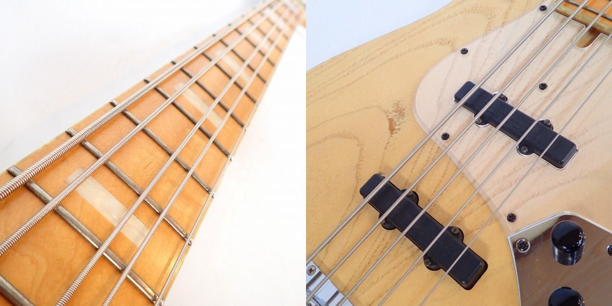 実際に弊社で買取させて頂いた★Bacchus/バッカス Standard 5 HANDMADE SERIES 5弦 アクティブ エレキベース ソフトケース付きの画像 4枚目