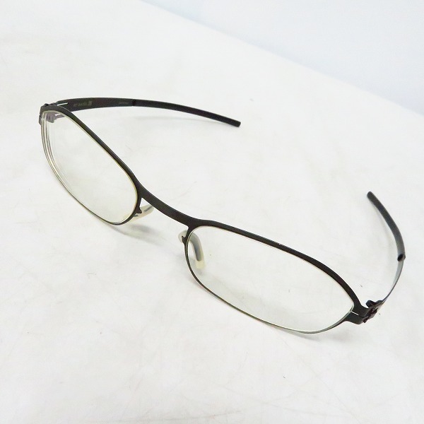 実際に弊社で買取させて頂いたic! berlin/アイシーベルリン model fred メガネフレーム/アイウェア/眼鏡 【度入り】