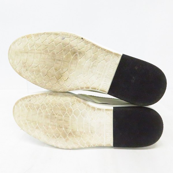 実際に弊社で買取させて頂いたIMMY CHOO/ジミーチュウ スタースタッズ スリッポン/シューズ41.5の画像 2枚目