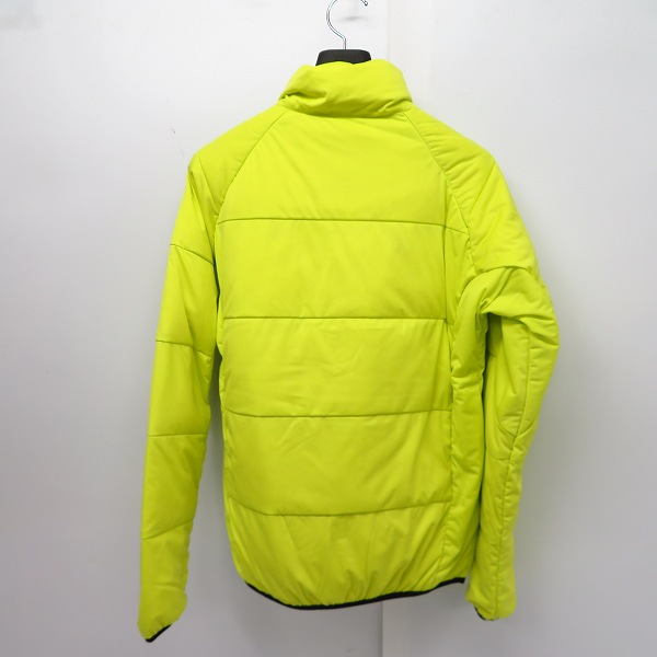 実際に弊社で買取させて頂いた【未使用】Le coq sportif/ルコック 撥水・ストレッチ フルジップダウンブルゾン ゴルフウェア QG6306 ライム/Lの画像 1枚目