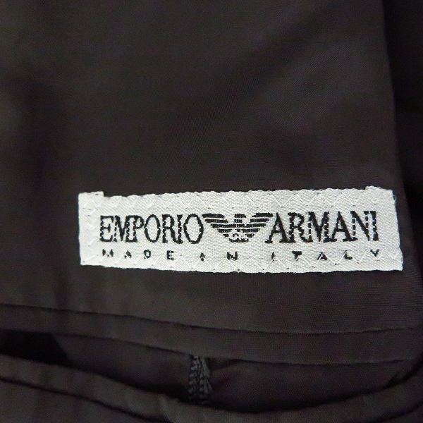 実際に弊社で買取させて頂いたEMPORIO ARMANI/エンポリオアルマーニ 3Bテーラードジャケット ツイード地の画像 2枚目