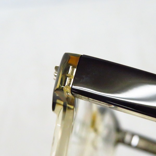 実際に弊社で買取させて頂いた白山眼鏡店/ハクサンガンキョウテン 眼鏡/メガネフレーム/アイウェア バイカラーの画像 5枚目