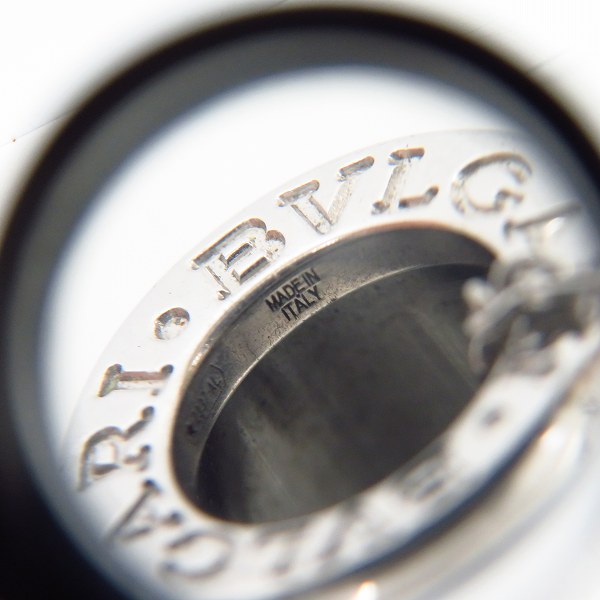 実際に弊社で買取させて頂いたBVLGARI/ブルガリ B-zero1 SAVE THE CHILDREN セーブ ザ チルドレン ネックレス SV925×セラミックの画像 5枚目