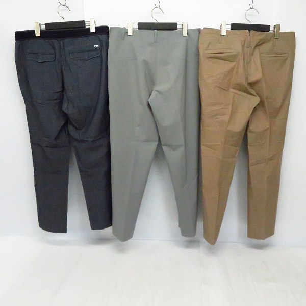 実際に弊社で買取させて頂いたEMPORIO ARMANI/エンポリオアルマーニ ROBERT LINE 等 パンツ Size：48/50 3点セットの画像 1枚目