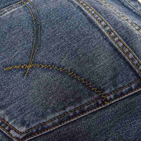 実際に弊社で買取させて頂いたBLUE BLUE/ブルーブルー ブーツカット インディゴ ウオッシュ加工 デニムパンツ 32の画像 6枚目