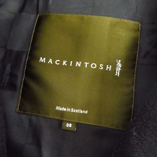 実際に弊社で買取させて頂いたMACKINTOSH/マッキントッシュ ウール Ｐコート ブラック/38の画像 2枚目