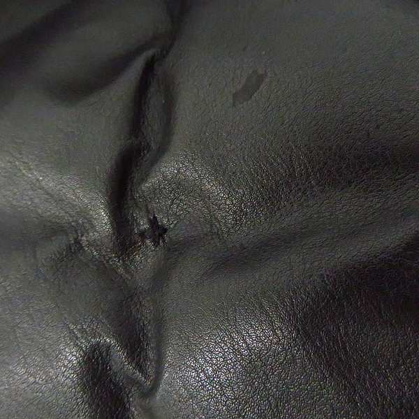 実際に弊社で買取させて頂いたBACKLASH/バックラッシュ クロム鞣し カンガルーレザー ダウンジャケット 1363-02/XXXLの画像 5枚目