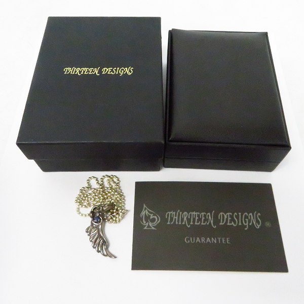 実際に弊社で買取させて頂いたTHIRTEEN DESIGNS/サーティーンデザインズ ウイング/フェザー ネックレスの画像 9枚目