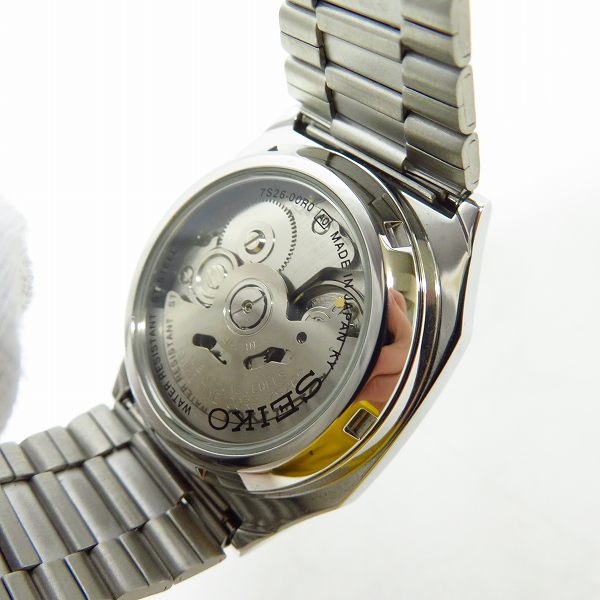 実際に弊社で買取させて頂いたSEIKO/セイコー 5 DAYDATE/ファイブ デイデイト 自動巻腕時計/7S26-00R0の画像 3枚目