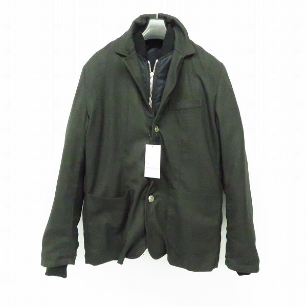 実際に弊社で買取させて頂いた【未使用】uniform experiment/ユニフォームエクスペリメント 19AW リバーシブルMA-1ジャケット UE-192020/2の画像 2枚目