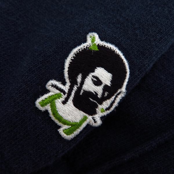 実際に弊社で買取させて頂いたBackChannel/バックチャンネル ジップアップパーカー ネイビー/Lの画像 5枚目