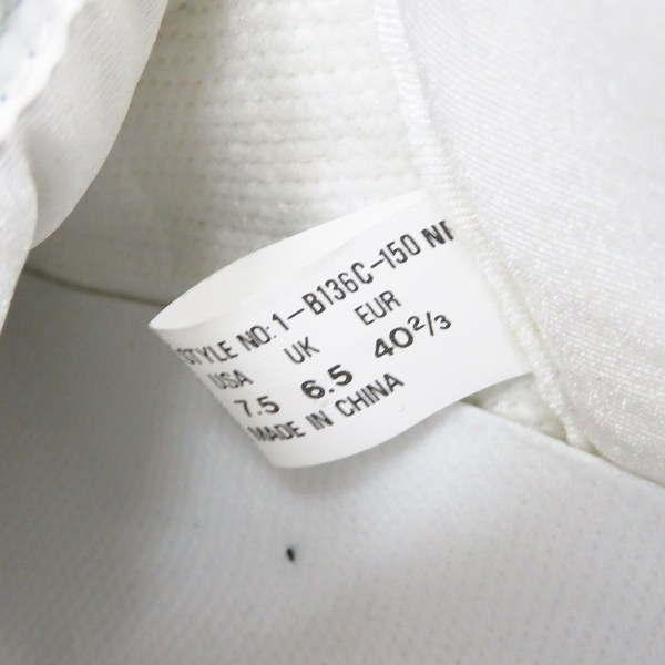 実際に弊社で買取させて頂いた【観賞用】FILA/フィラ GRANT HILL/グラントヒル バッシュ スニーカー 1-B136C-150/US7.5の画像 5枚目