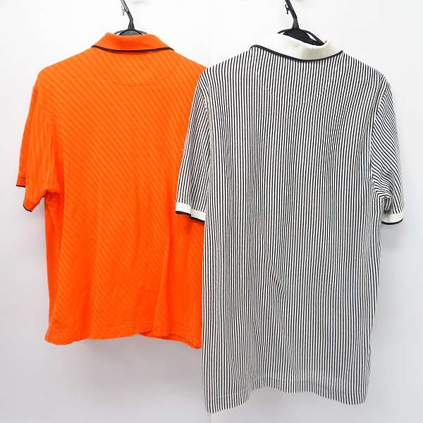 実際に弊社で買取させて頂いたBURBERRY GOLF/バーバリーゴルフ 半袖ポロシャツ ロゴ刺繍/L 2点セットの画像 1枚目