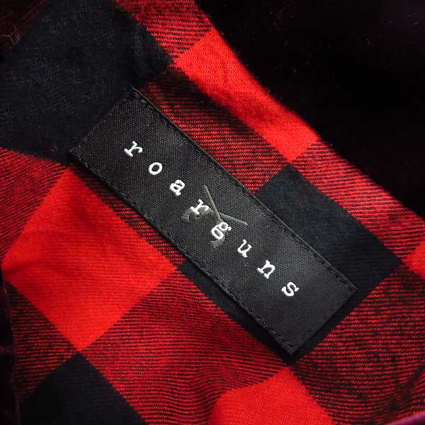 実際に弊社で買取させて頂いた【未使用】roarguns/ロアーガンズ K's別注 ベルベット コーチジャケット マルーン 18FGB-02KS/2の画像 2枚目