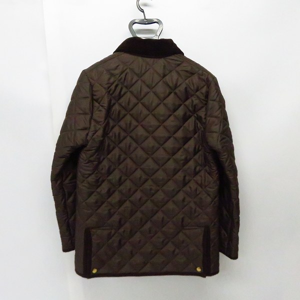 実際に弊社で買取させて頂いたMACKINTOSH SCOTLAND/マッキントッシュスコットランド 襟コーデュロイ キルティング ジャケット 茶/40の画像 1枚目