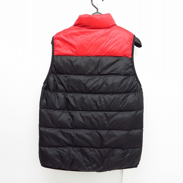 実際に弊社で買取させて頂いた【未使用】Kappa/カッパ ロゴワッペン付きダウンベスト ゴルフウェア ブラック×レッド KG652VE42/Sの画像 1枚目