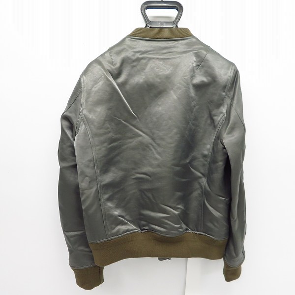 実際に弊社で買取させて頂いた【未使用】LOUNGE LIZARD/ラウンジリザード MA-1フライトジャケット/ブルゾン/2の画像 1枚目