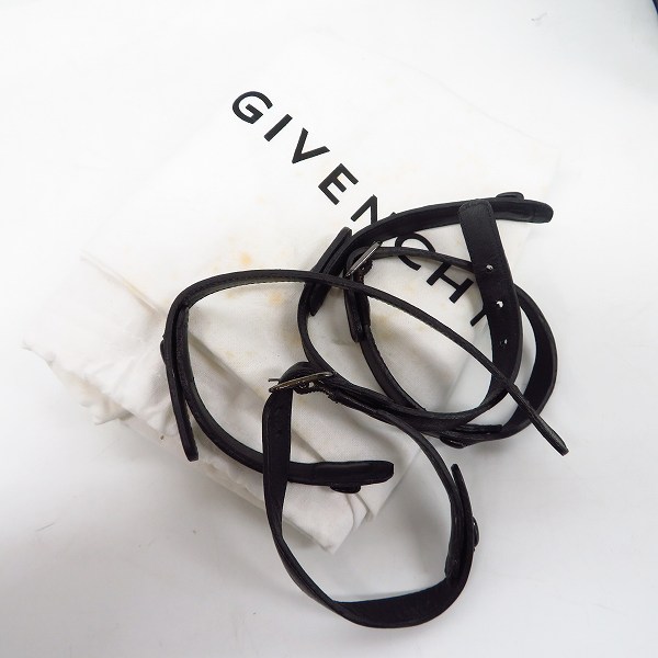 実際に弊社で買取させて頂いたGIVENCHY/ジバンシー バックジップウェッジソールヒール サンダル/36の画像 7枚目