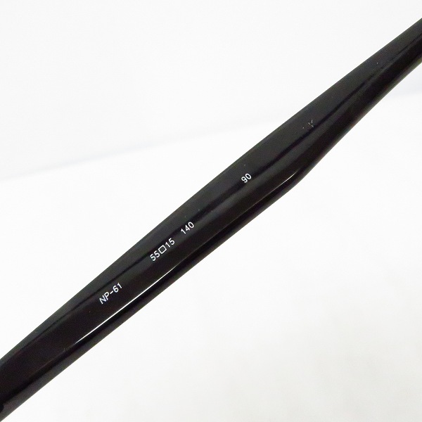 実際に弊社で買取させて頂いた999.9/フォーナインズ メガネフレーム/アイウェア/NP-61の画像 4枚目