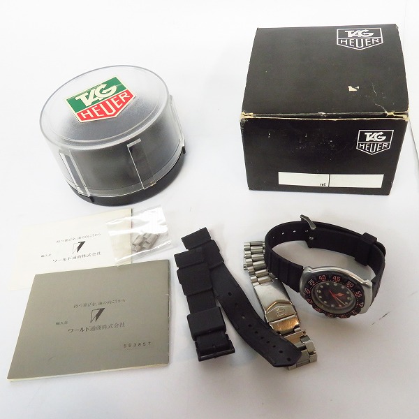 実際に弊社で買取させて頂いたTAG HEUER/タグホイヤー FORMULA1/フォーミュラーワン 腕時計 377.513【動作未確認】の画像 5枚目