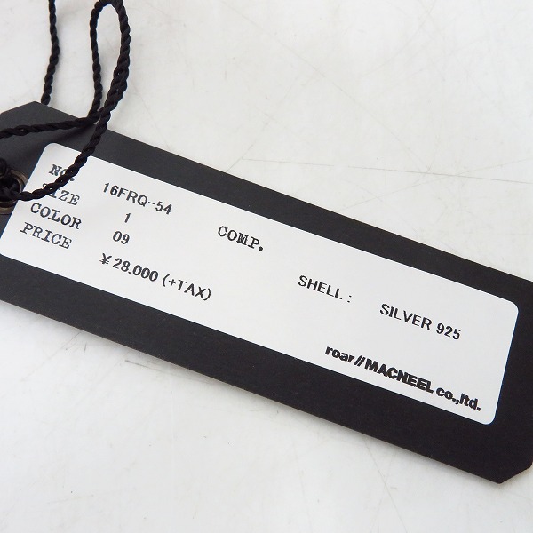 実際に弊社で買取させて頂いた roar by IVXLCDM/ロアー クロスガン スタンプリング 16FRQ-54/17号の画像 9枚目