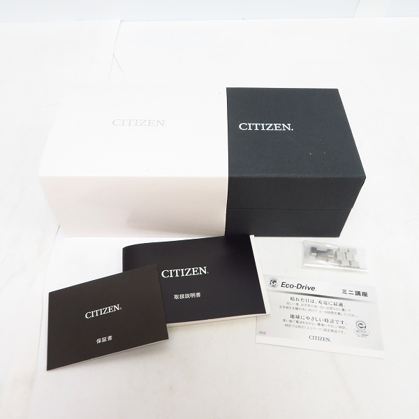 実際に弊社で買取させて頂いたCITIZEN/シチズン ECO DRIVE/エコドライブ クロノグラフ E820-S083460の画像 5枚目