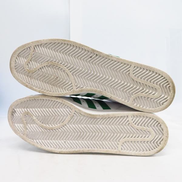 実際に弊社で買取させて頂いたadidas/アディダス SUPERSTAR II/スーパースター 2 白緑 G17069/28.5の画像 2枚目