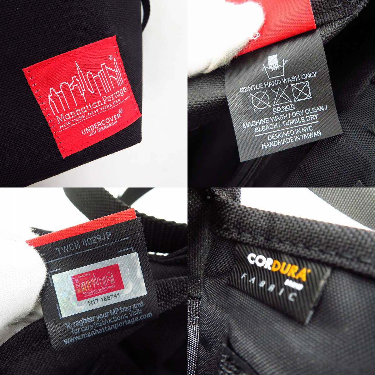 実際に弊社で買取させて頂いたUNDERCOVER×Manhattan Portage/アンダーカバー×マンハッタンポーテージ ミニメッセンジャー/ショルダーバッグの画像 5枚目