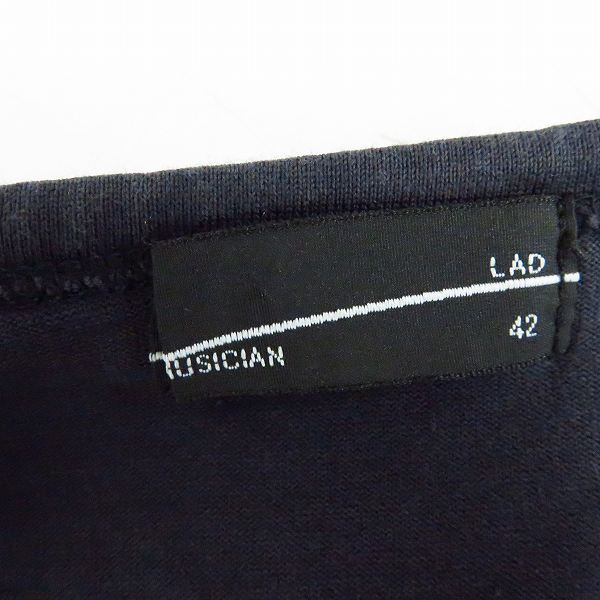実際に弊社で買取させて頂いたLAD MUSICIAN/ラッドミュージシャン 半袖Tシャツ/42 44 3点セットの画像 2枚目