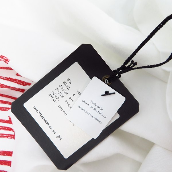 実際に弊社で買取させて頂いた【未使用】roarguns/ロアーガンズ "Guns N' Roses" PISTOL PRINT TEE Tシャツ ホワイト 18MGT-15/4の画像 5枚目