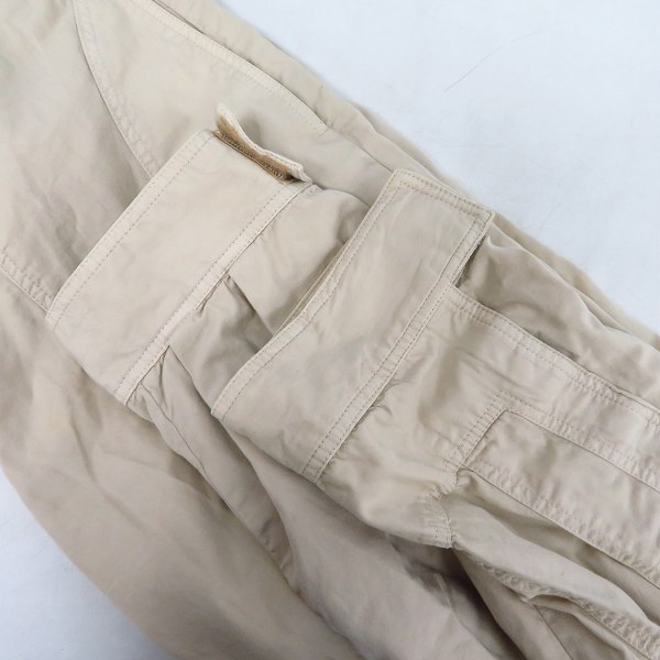 実際に弊社で買取させて頂いたDries Van Noten/ドリスヴァンノッテン コットンパンツ 裾マジックテープ/46の画像 4枚目