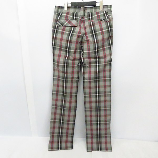 実際に弊社で買取させて頂いた【未使用】kappa/カッパ ゴルフ グレー系チェック柄ロングパンツ KG312PA22/79の画像 1枚目