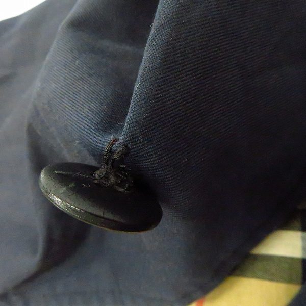 実際に弊社で買取させて頂いたBurberrys/バーバリーズ プローサム トレンチコート タータンチェックの画像 7枚目