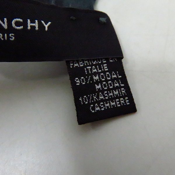 実際に弊社で買取させて頂いたGIVENCHY/ジバンシー カシミヤ混 スカーフ/大判ストール 星条旗柄の画像 3枚目