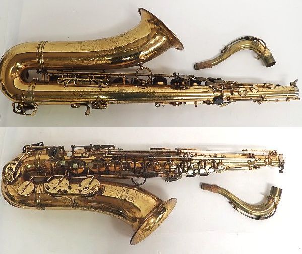 実際に弊社で買取させて頂いた★【難あり】Selmer/セルマー テナーサックス Mark VI マーク6 シリアル6万番台 彫刻有り ビンテージの画像 1枚目