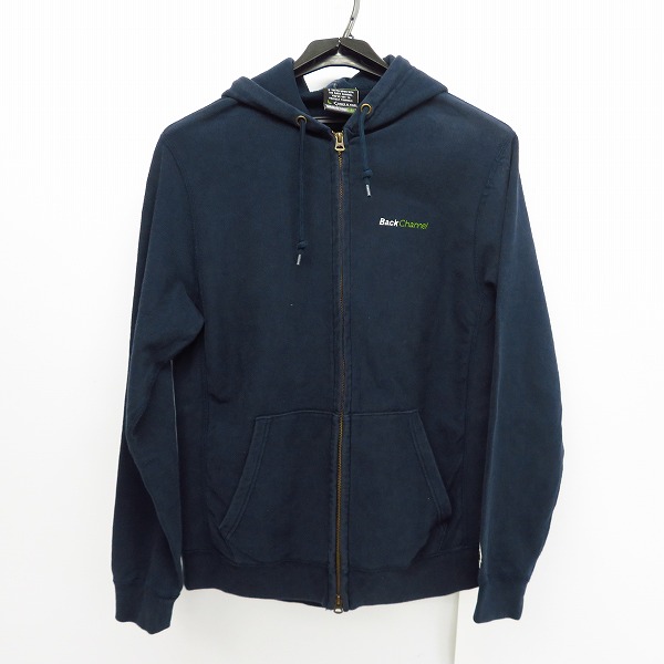 実際に弊社で買取させて頂いたBackChannel/バックチャンネル ジップアップパーカー ネイビー/L