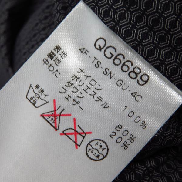 実際に弊社で買取させて頂いた【未使用】Le coq sportif/ルコック チェック柄 ワッペン付き ヒートナビフハク ダウンベスト ゴルフ QG6689/Mの画像 4枚目