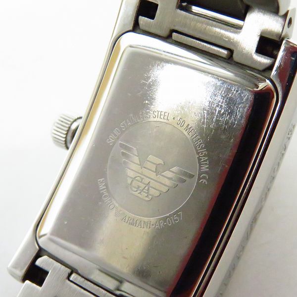 実際に弊社で買取させて頂いたEMPORIO ARMANI/エンポリオ アルマーニ クォーツ腕時計 AR-0157【動作未確認】の画像 3枚目
