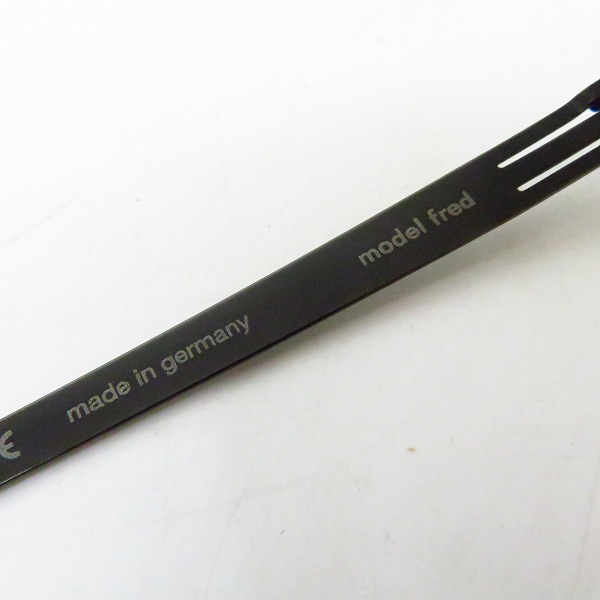 実際に弊社で買取させて頂いたic! berlin/アイシーベルリン model fred メガネフレーム/アイウェア/眼鏡 【度入り】の画像 3枚目