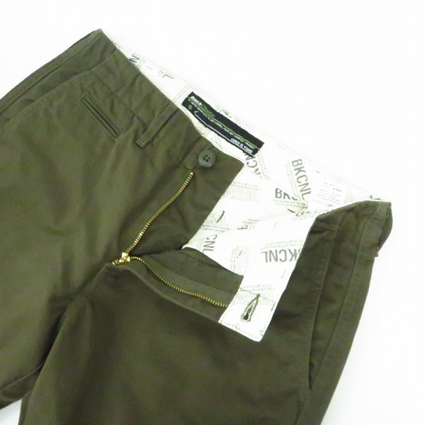 実際に弊社で買取させて頂いたBack Channel/バックチャンネル ワークパンツ カーキ系 size：Sの画像 2枚目