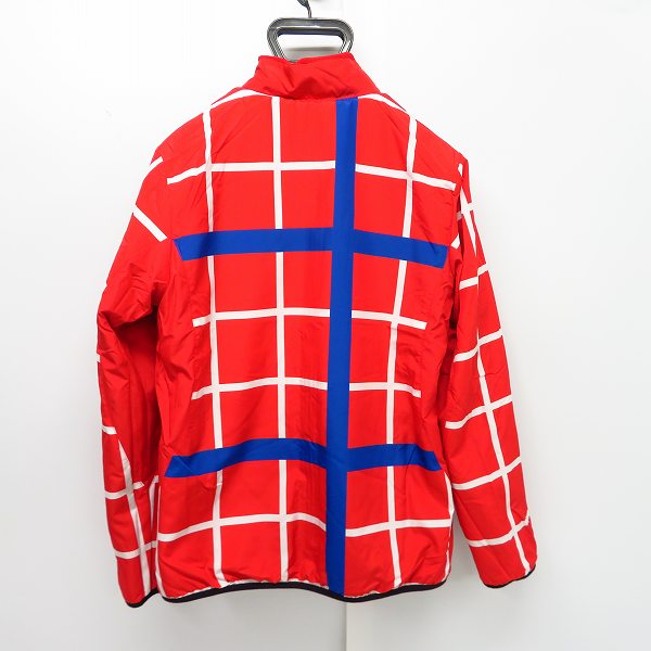 実際に弊社で買取させて頂いた【未使用】Kappa/カッパ リバーシブルフルジップブルゾン/ジャケット レッド ゴルフウェア Mの画像 3枚目